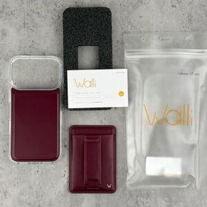 Walli iPhone 17 Pro Magnet Phone Case With Matching Magnetic Wallet Attachment